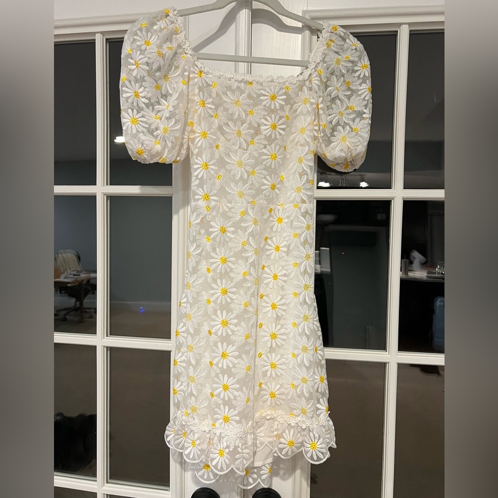 For Love And Lemons Brulee Daisy Mini Dress - Picture 8 of 10